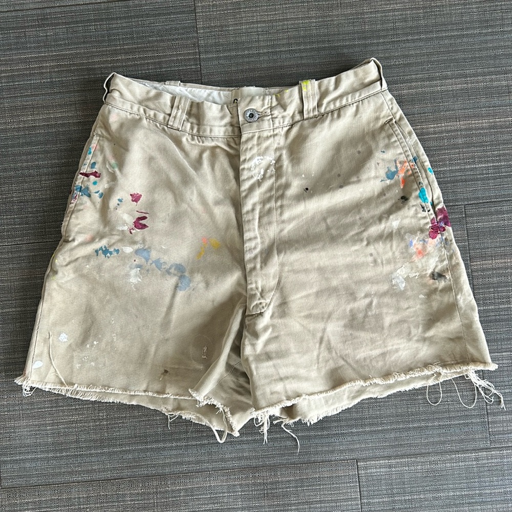 Gallery dept. Painted khaki shorts